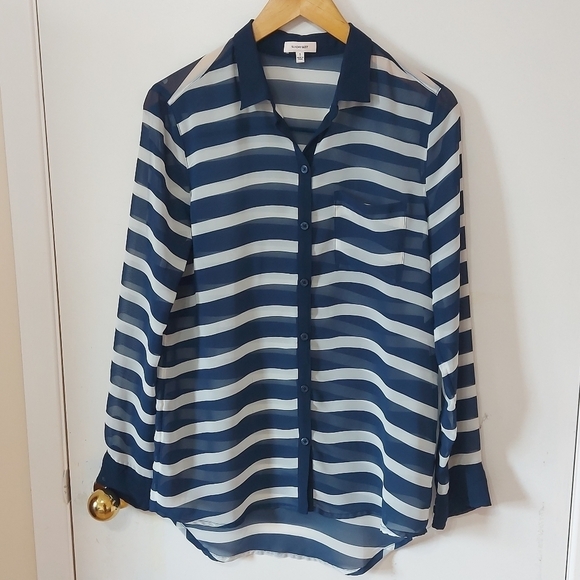 Aritzia sunday best stripped blue/White size S - Picture 7 of 14